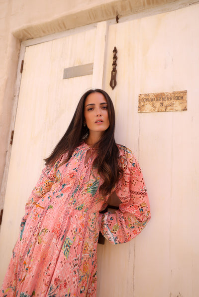 Juni Tie-Up Maxi Dress