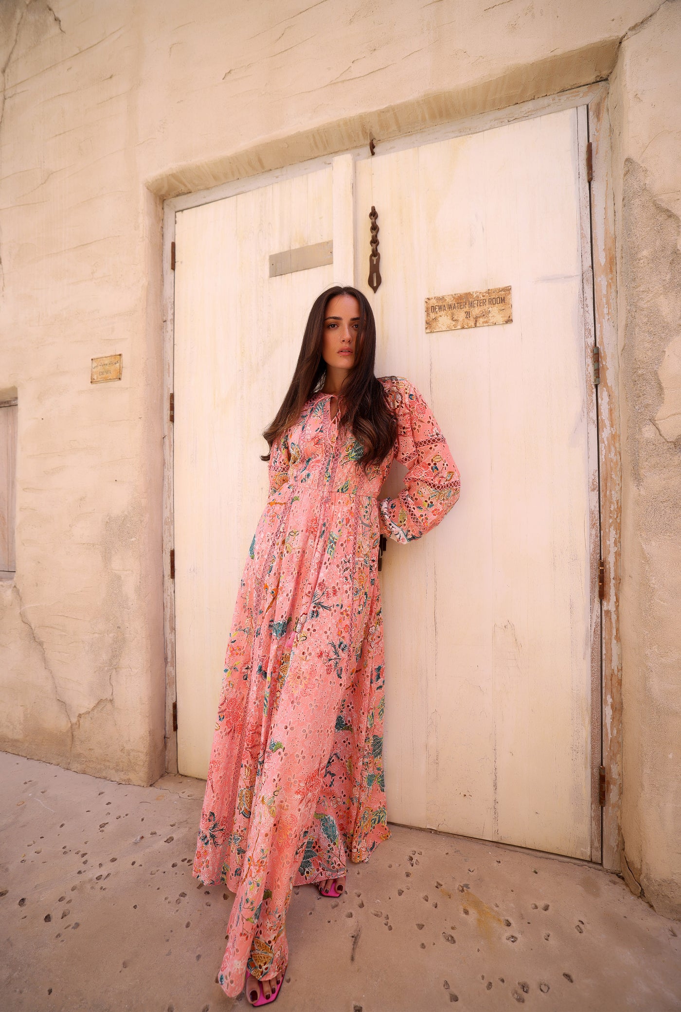 Juni Tie-Up Maxi Dress