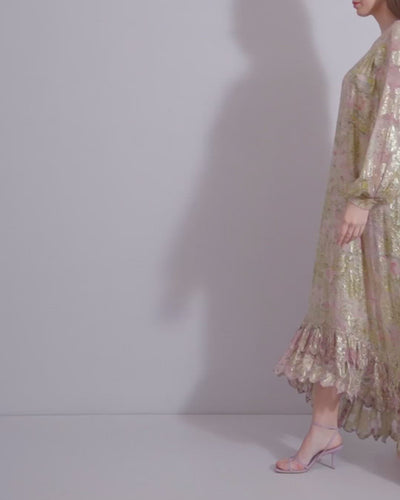 Maya Plunged Maxi Dress