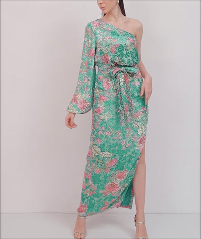 Isha One Shoulder Dress